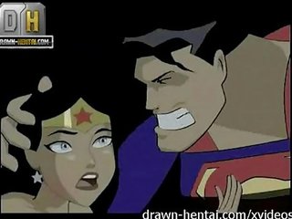 Justice league סקס - superman ל תוהה אישה